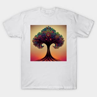 Colourful Tree of Life T-Shirt